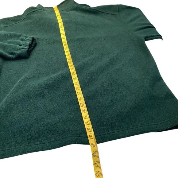Australia Green Pullover Long Sleeve Fleece Sweater Jacket Front Pockets Size XL - Picture 7 of 8